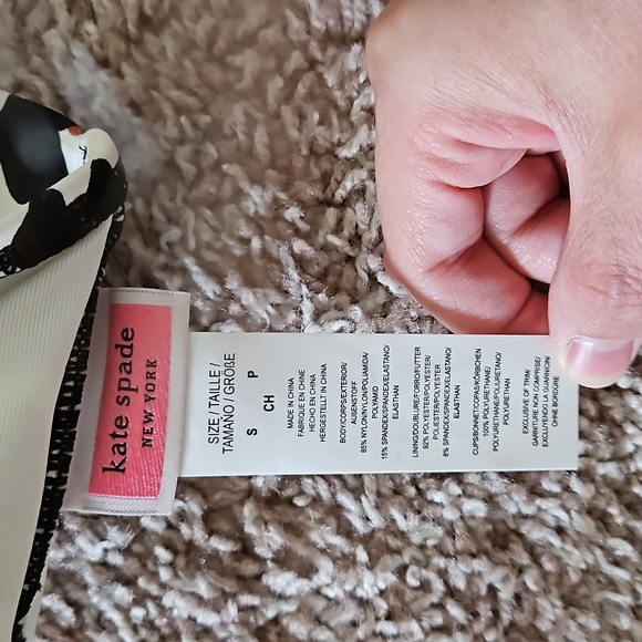 Leopard Kate Spade bikini top, never worn, size small, $30 - Picture 3 of 3